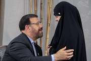 دیدار  استاندار و مدیرکل بنیاد شهید فارس با خانواده شهیدان فتحی و رضایی