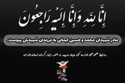 مادر شهیدان والامقام محمد و حسین ایمانی به فرزندان شهیدش پیوست
